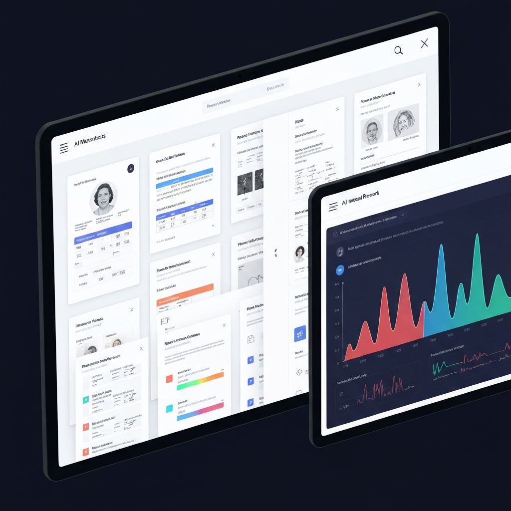AI medical records processing visualization